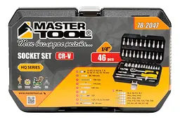 Набір ручного інструменту MasterTool 78-2047 1/4" набір 46 предметів - мініатюра 4