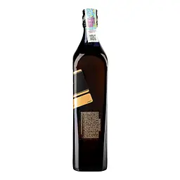 Віскі Johnnie Walker Double Black Blended Scotch Whisky 0.7 л 40% - мініатюра 4