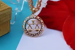 Кулон зодіак Xuping Jewelry терези 2,5 см золотистий