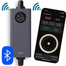 Нагрівач зовнішній Chihiros Heater Pro 16/22мм, 10-1000W з керуванням через додаток - мініатюра 6