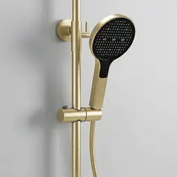 Душова система з виливом Rea Creo brushed gold REA-P0361 - мініатюра 5
