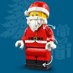 Конструктор LEGO Iconic Збільшена мініфігурка Санти 761 ел. (40820) - мініатюра 7