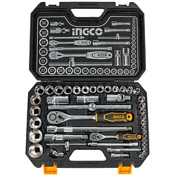 Набір торцевих головок Ingco Industrial 1/4" та 1/2" 94 предмети (HKTS42941) - мініатюра 2
