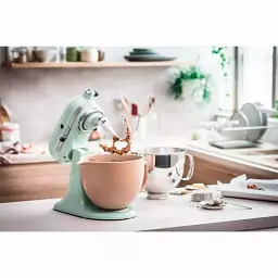 Чаша KitchenAid 4,7 л 5KSM2CB5PFC керамічна, з ручкою, візерунок випалена глина - мініатюра 3