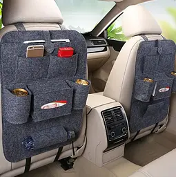 Універсальний Організатор на спинку сидіння автомобіля S4C 60 x 30 см 6 кишень (NJ-240) - мініатюра 5