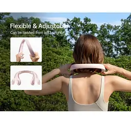 Вентилятор Jisulife Neck Fan Life3 FA14 Pink - мініатюра 8