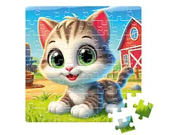 Пазли VLADI TOYS Забавне кошеня DT1234-24 - мініатюра 3