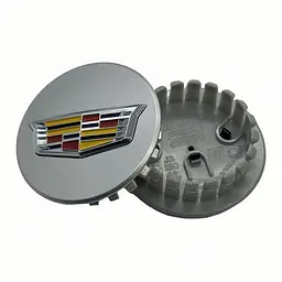 Ковпак колеса Cadillac срібло 67мм пластик 1шт OEM 9597375 (ковпачок, заглушка диска)