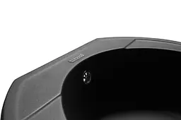Кухонна мийка гранітна Miraggio Tuluza black 520x483x204 00210107, Чорний - мініатюра 4