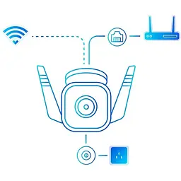 IP-камера TP-Link Tapo TC65 3MP N300 1xFE microSD outdoor - мініатюра 4
