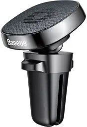 Автотримач Baseus Small Ears Series Air Outlet Magnetic Bracket (Genuine Leather Type) Black
