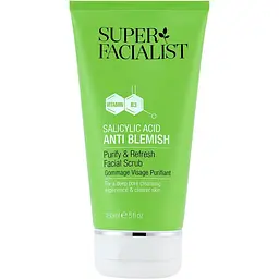 Скраб для обличчя Super Facialist Salicylic Acid AntiBlem Purify and Refresh 150 мл