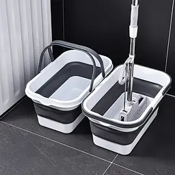 Відро складане MBM My Home Bin-19 біло-сіре 16 л (BIN-19 16L WHITE/GRAY) - мініатюра 5