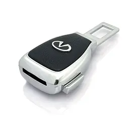 Заглушка перехідник ременя безпеки з логотипом Infiniti 1 шт - мініатюра 5