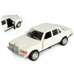 
Машинка металева Mercedes-Benz W123 1:32 інерційна гумові колеса 12 см