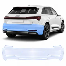 Антигравійна захисна бронеплівка за лекалами для Audi e-tron GT J1 2021- задній бампер