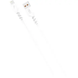 Кабель SkyDolphin S07L TPE High Elastic Line USB - Lightning (M/M), 1 м, White (USB-000593) - мініатюра 2