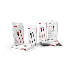 Кабель XO NB143 USB - USB Type-C, (M/M), 2.4A 2 м Black (6920680870844)