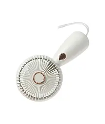 Вентилятор ручний акумуляторний Mini Fan ZB103 Білий - мініатюра 2