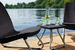 Комплект садових меблів Keter Rio Patio Set графіт - мініатюра 4