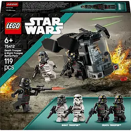 Конструктор LEGO Star Wars Бойовий набір «Боєць смерті і Нічний піхотинець» 119 деталей (75412) - мініатюра 3