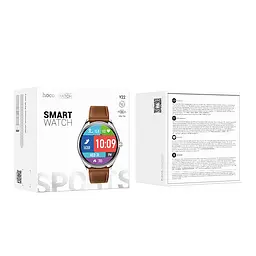 Смарт-годинник Hoco Y22 Amoled 36mm, 200 mAh, IP67 Silver (6942007628990) - мініатюра 2