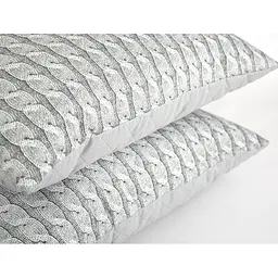 Декоративна подушка Руно Grey Braid 40х40 см (Р311.52_Grey Braid) - мініатюра 2