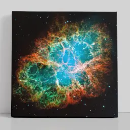 Інтер'єрна картина Крабоподібна туманність M1, NGC 1952, Crab Nebula, астрономія, космос, НАСА, 60×60 см (id5066)