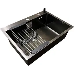 Кухонна мийка Romzha Arta U-650S Max BL - мініатюра 5