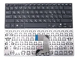 Клавіатура для ASUS E406, E406S, E406M, L406, E406MA, E406S, R420MA, A3160 (UA black без рамки). Оригінал.