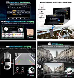 Автомагнітола Erisin Android 12 для Mercedes W203/W209 з CarPlay і GPS - мініатюра 6