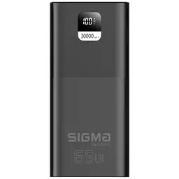 Батарея універсальна Sigma X-power SI30A6QLX 30000mAh, PD/65W, LED, cable 100w, black (4827798835111)