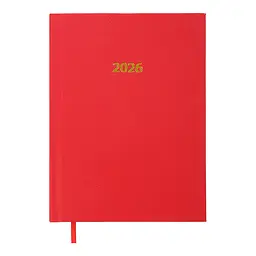 Щоденник датований Buromax Strong 2026 A5 червоний (BM.2129-05)
