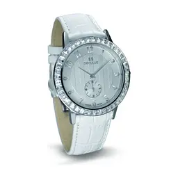 Наручний годинник Seculus 1675.2.1069 white, ss cz stones, white leather