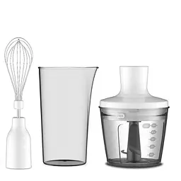 Блендер заглибний Tefal Easychef 3 в 1 білий 450 Вт (HB453138) - мініатюра 3