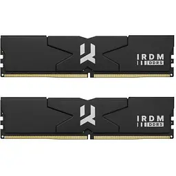 Пам'ять 16Gb x 2 DDR5 6400 MHz Goodram IRDM чорний 32-38-38-78 1.35V з радіатором (IR-6400D564L32S/32GDC)