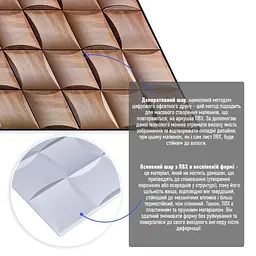 Декоративна панель Sticker Wall ПВХ 960х480х4мм SW-00000580 - мініатюра 2
