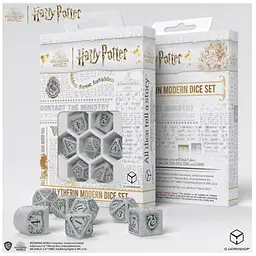 Набір кубиків Harry Potter. Slytherin Modern Dice Set - White , 7 шт. (190142/2023/2/B)