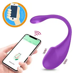 Смарт віброяйце з керуванням через додаток Love Spouse USB Фіолетове - мініатюра 4