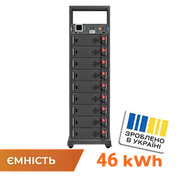 Аккумулятор LP LiFePO4 Battery HVM 460,8V 100Ah (46080 Wh)BMS 125А AB Lrack black - мініатюра 2