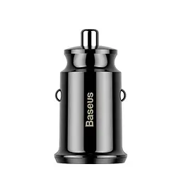 Автомобільний зарядний пристрій Baseus Grain Car Charger 2USB/3,1A чорний CCALL-ML01