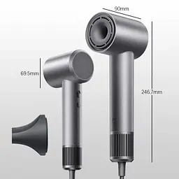 Фен для волосся Xiaomi Mijia High Speed Hair Dryer H501 Grey (1600W, Іонізація) - мініатюра 5