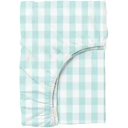 Простирадло Cosas на резинці 90х200 mint check, м'ята (MintCheck_90x200x20)