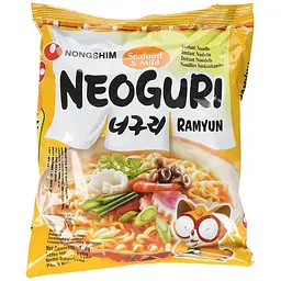Суп рамьон Neoguri з морепродуктами середньо гострий Nongshim 120г