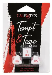 Секс гра кубики Cal Exotics Tempt & Tease Dice Tempt & Tease Dice - мініатюра 2