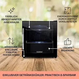 Холодильник для напоїв Klarstein Beersafe L Onyx (10032870) - мініатюра 5