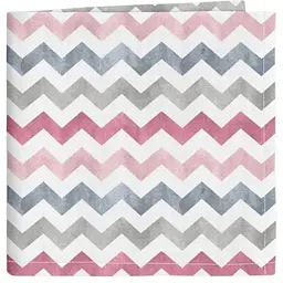 Муслінова пелюшка Cosas Zigzag CS1 110х150 см біло-рожева (MuslinDiapers_PinkZigzag_110x150)