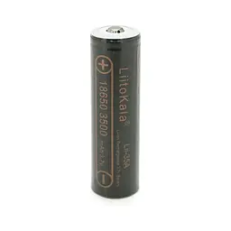 Акумулятор 18650 3500mah (3300-3500mah), 3.7V(2.75-4.2V), Black Liitokala (Lii-35A-JT)
