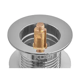 Донний клапан для раковини Koer PW-10-01 без переливу автоматичний Click-Clack 1 1/4″ Хром KR5797 - мініатюра 9