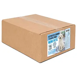 Пелюшки для тварин Wow Pets Аtivated Carbon Training Pads з активованим вугіллям 60 х 60 см 100 шт. - мініатюра 3